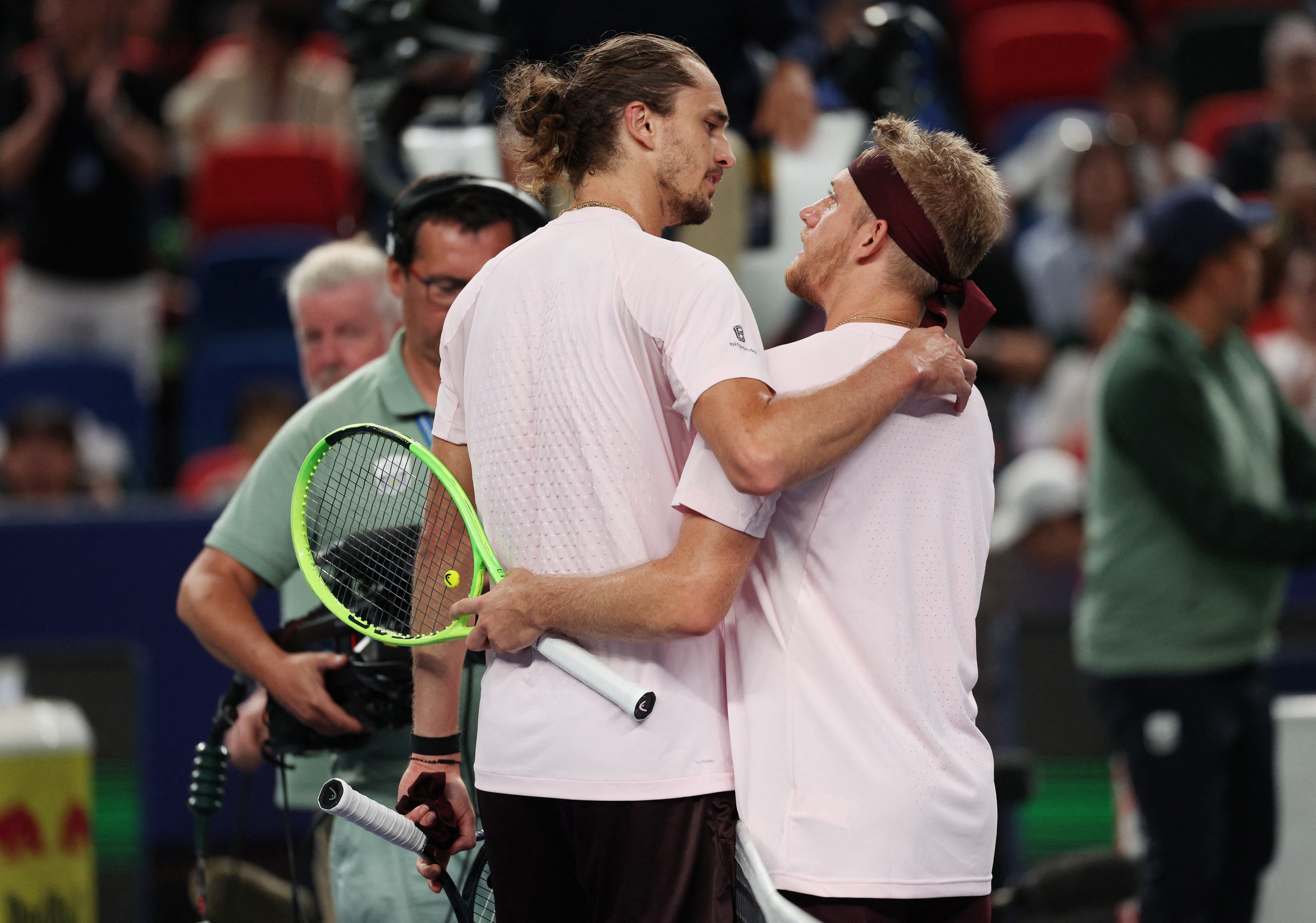 image Davidovich Fokina ousts top seed Zverev to reach Shanghai Masters final