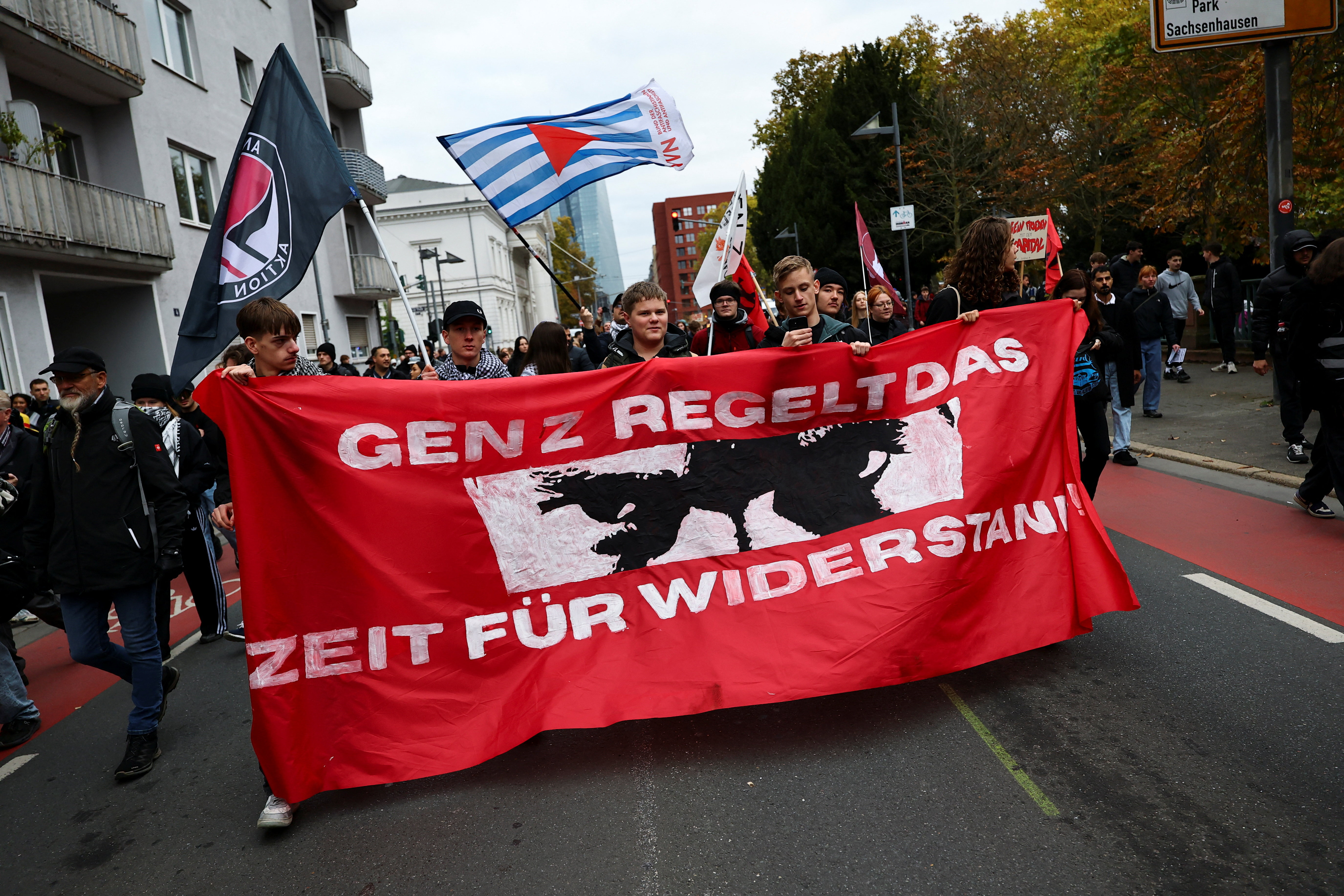 cover Gen Z protests reach Germany as thousands join Halloween rallies