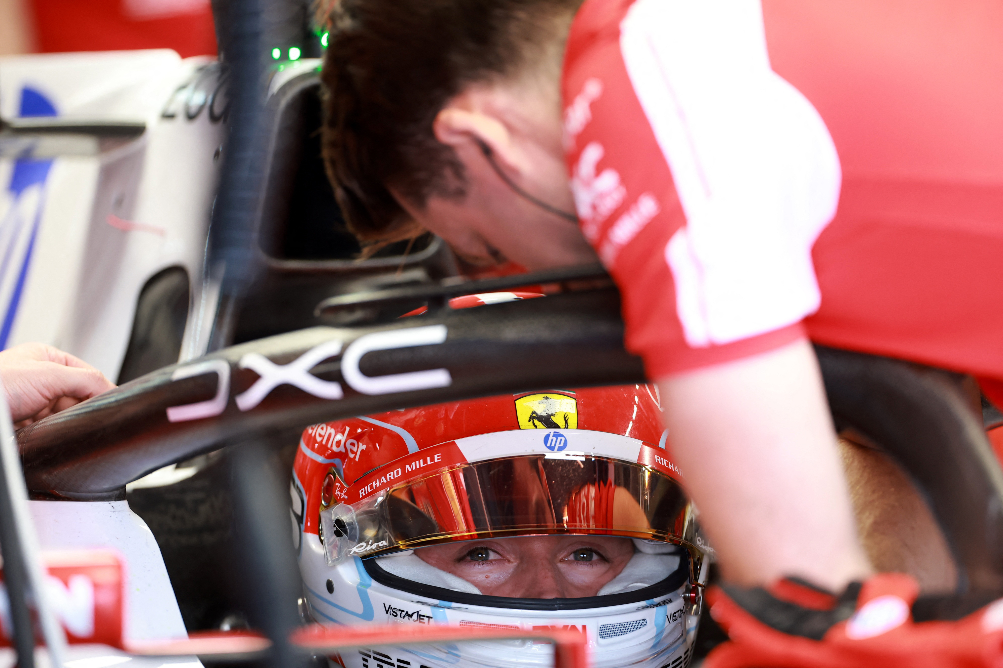image Ferrari&#8217;s Leclerc fastest in both Mexico practice sessions