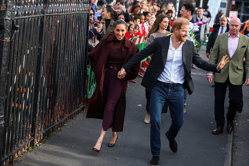 cover Prince Harry and wife Meghan make first joint appearance since UK return