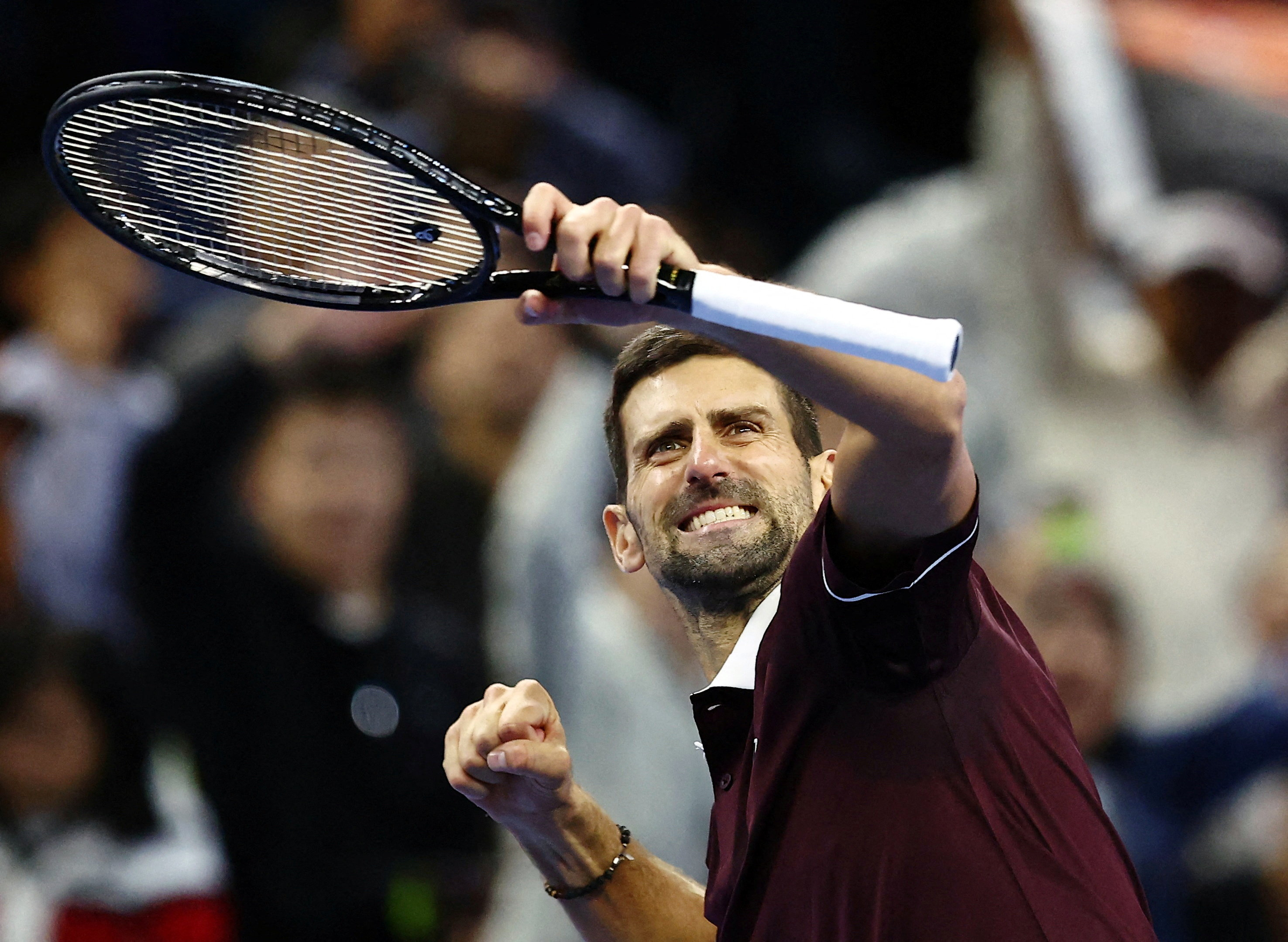 cover Djokovic stays perfect at China Open with first title of the year