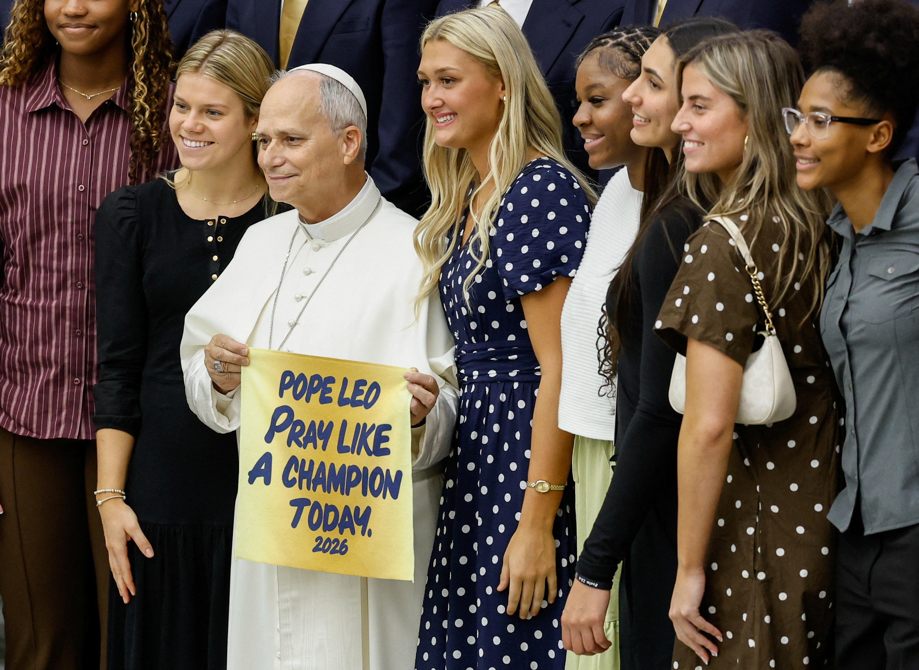 image Pope Leo tries to stay neutral as basketball rivals descend on Vatican