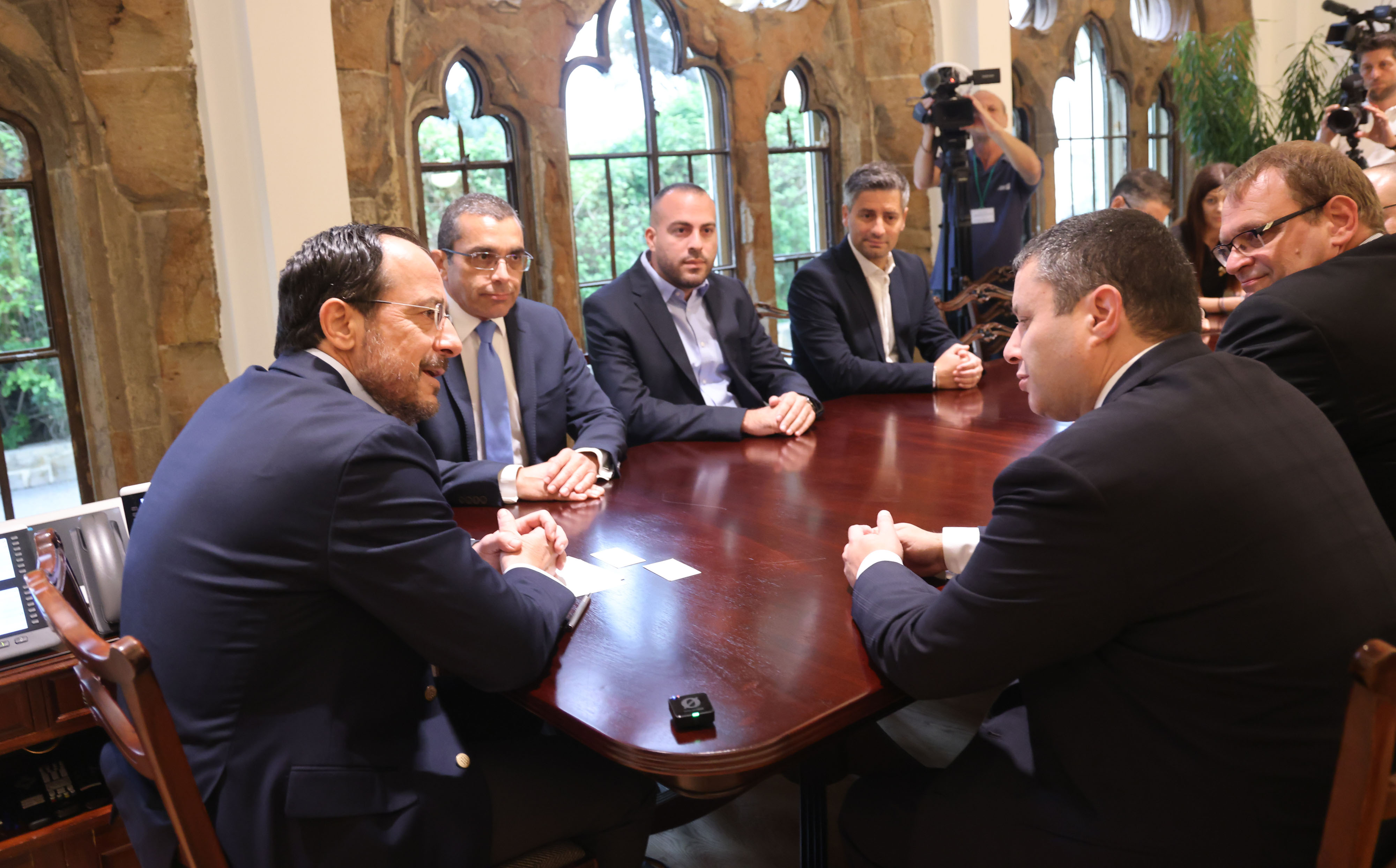 cover Christodoulides meets with Israel Allies Foundation