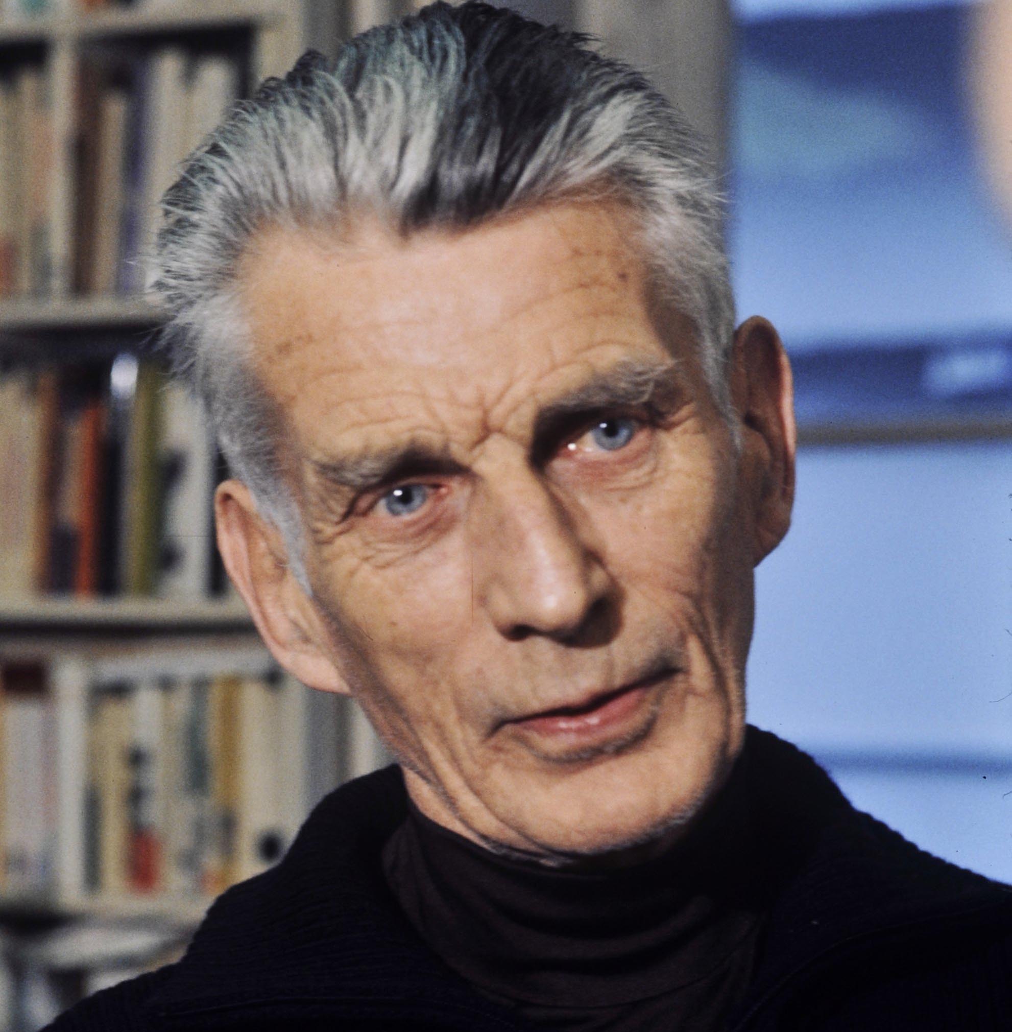 Irish author Samuel Beckett