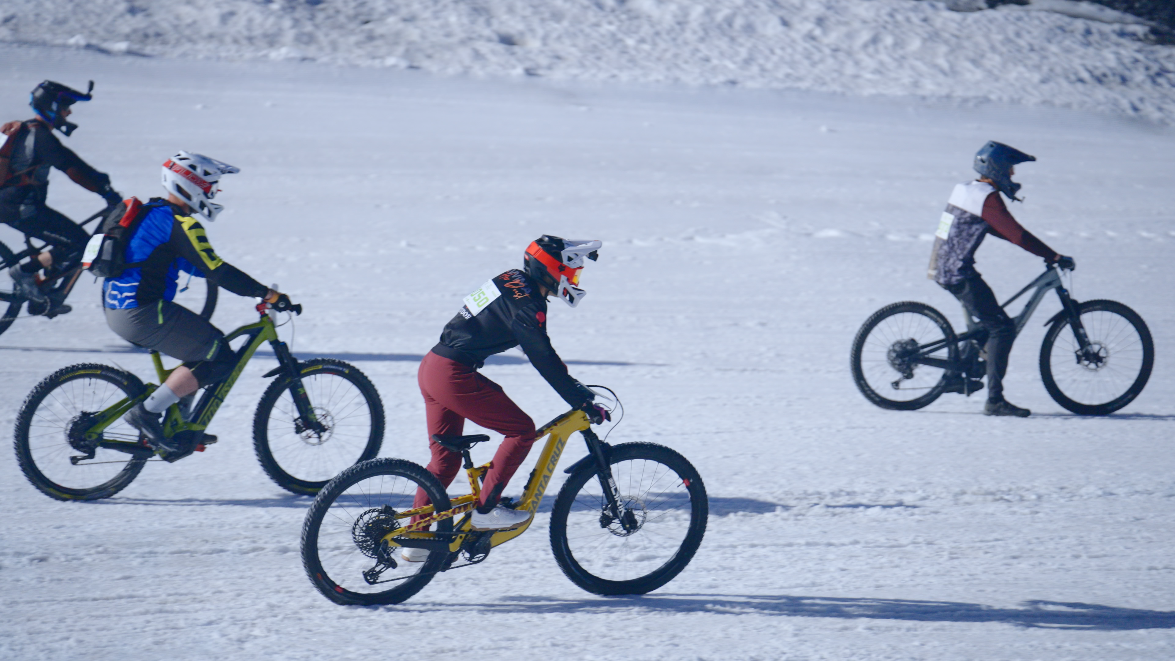Out on the ice of the Alps