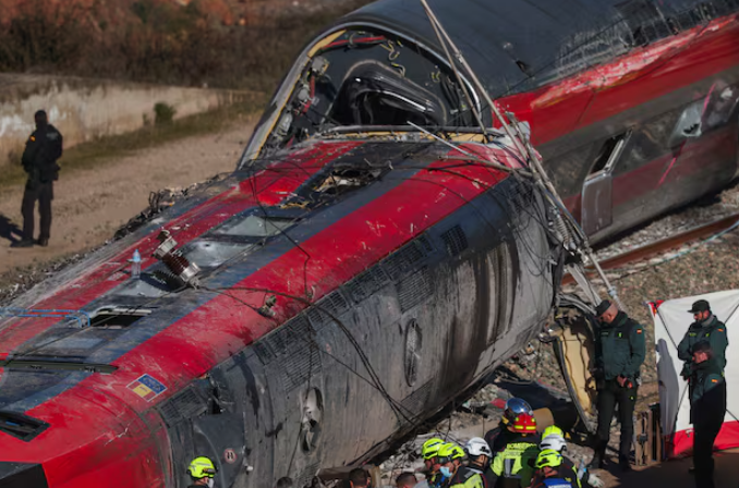 image Two high-speed trains collide in Spain, rail operator says